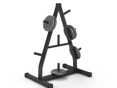 Weight Plate Tree  3D model
