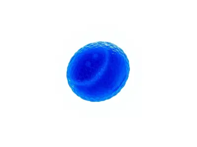 Blue Textured Sphere model pack Texture