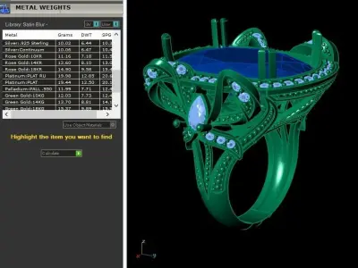 RIBBON RING  3D print model