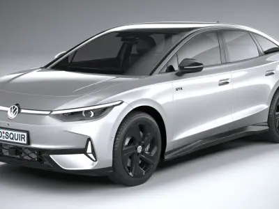 Volkswagen ID7 GTX 2025 3D model