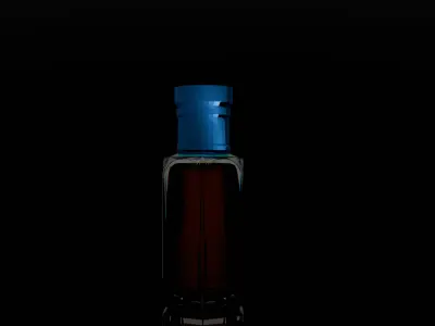 Musk Bottle Low-poly 3D model