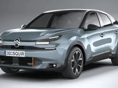 Citroen C4 2025 3D model purchase