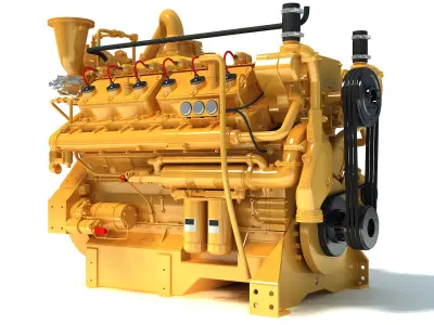 Generator  Industrial Engine 3D model