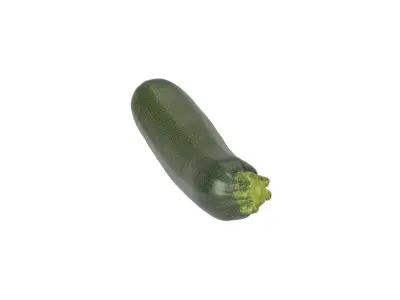 Photorealistic Zucchini 3D Scan 3D model