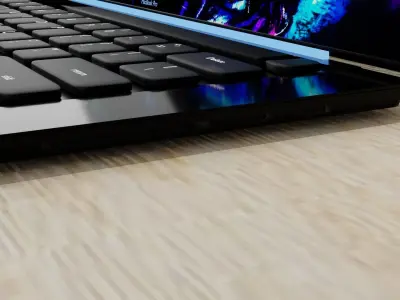 laptop - MacBook Pro Low-poly 3D model