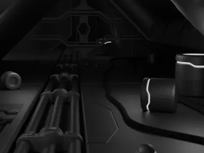 Sci fi scene Free 3D model