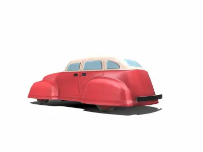Toy Car Low-poly PBR Free low-poly 3D model