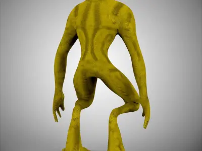 lizard creature 3D model
