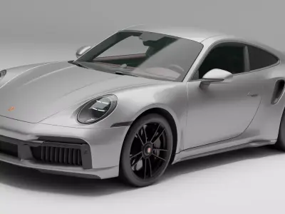 Porsche 911 Turbo S 2025  3D model
