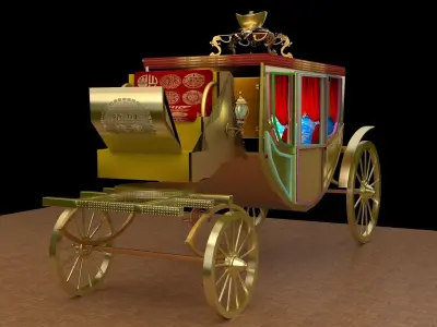 Chinese carriage   3D model