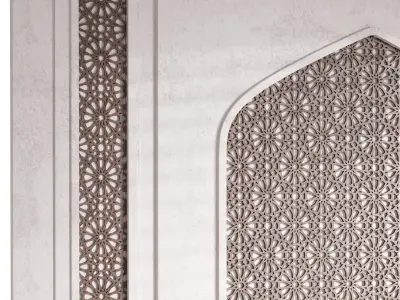 Decorative Wall panel  60 3D model