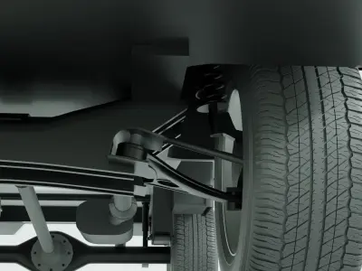 Suzuki Carry Pickup 2020 3D Model 3D model
