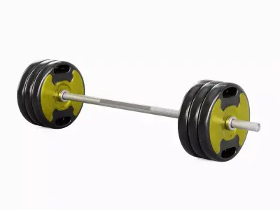 Techno Gym Barbell 04 3D model