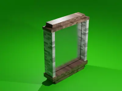 Window Low-poly 3D model buy