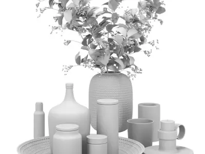 Table Decor 3D model