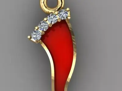 pendant pepper 3D print model