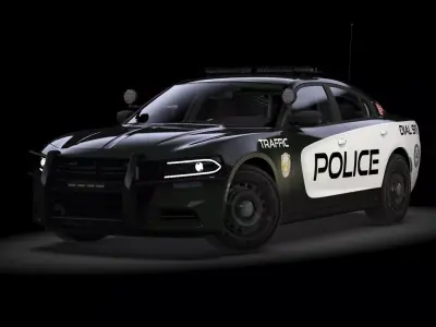 Dodge Police 3D model