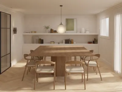 House in Barcelona modern 3D model