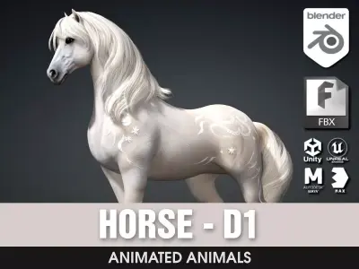 Horse-D1 3D model