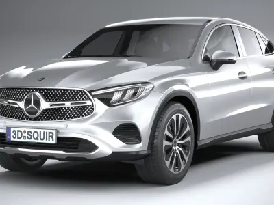 Mercedes-Benz GLC Coupe Basic 2024 3D model