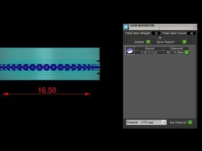 Wedding Ring Gold 3D print model