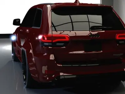 Jeep Grand Cherokee Trackhawk 2021 Bodykit 3D model
