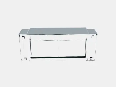 KIVIK 3-seat sofa Low-poly 3D model