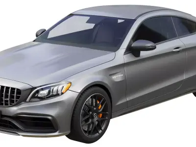 Mercedes-Benz C63 Coupe 2020 3D model