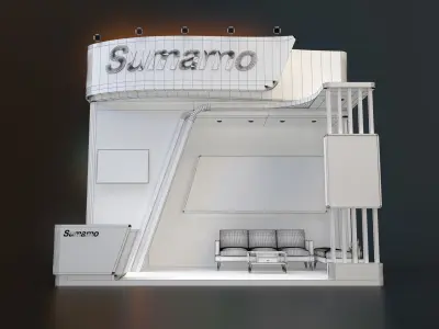 Exhibition Design OQ18 3D model