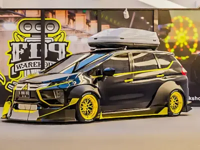 Mitsubishi Xpander 2020 Custom Widebody Kits Low-poly 3D model