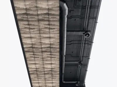 Decorative Ceiling set 02 3D model