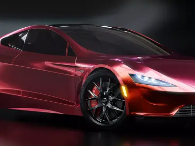 Tesla 2023 Roadstar 3D model