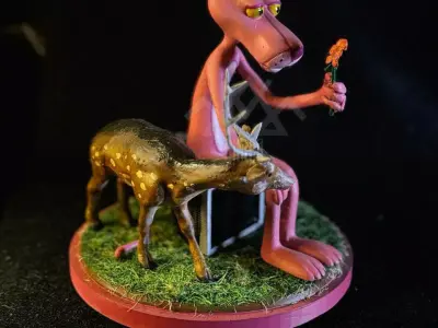 Pink Melancholy 3D print model