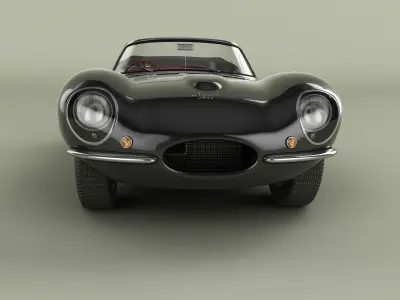 Jaguar XKSS 3D model