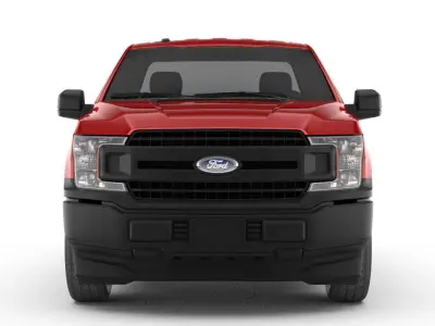 Ford F150 XL 2020 Low-poly 3D model