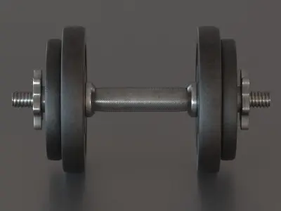 Dumbbell 3D model 3