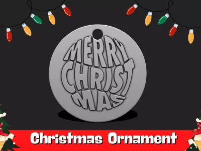 Christmas Ornament - Pendant -  Christmas Tree  - Decor - 03 3D print model