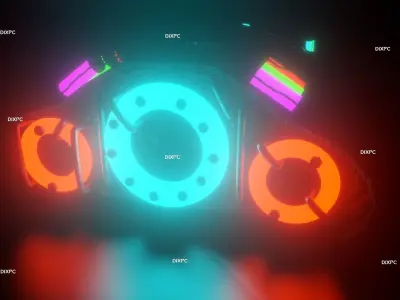 UFO Car v1 by DIXPC 3D model