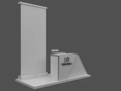  Booth Exhibition Stand a476a 3D model