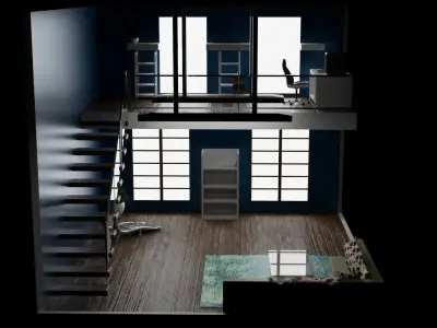 Simple room 3D model