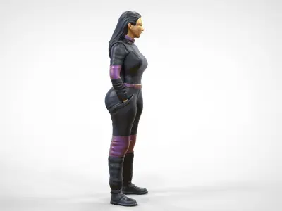 N2 Collection Drivers and Passenger 13 figure 3D Model Pack