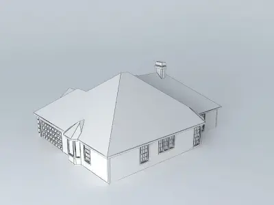 Brick House Free 3D model