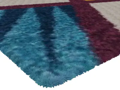 Rug Set 1180 3D model
