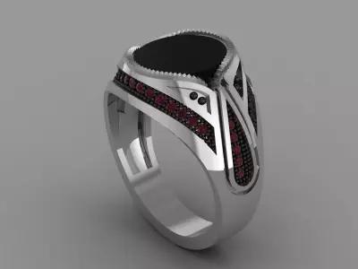 NEO MAN RING MODEL11 3D print model