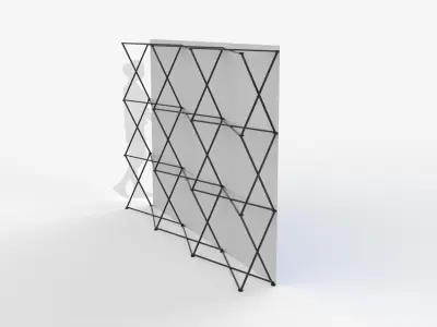 Spider Wall Banner 3D model