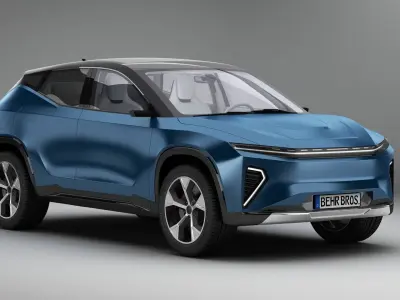 Generic Modern SUV 3D model