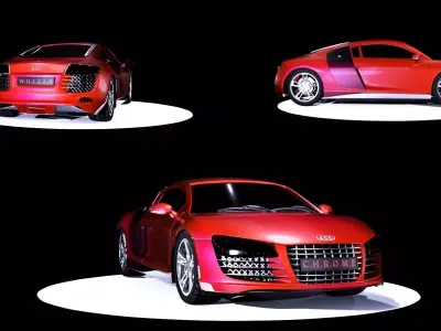 Audi R8 3D Model 3D model