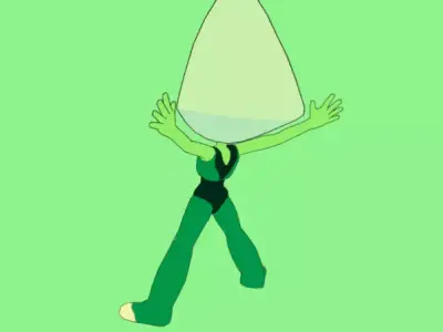 Stylized Cartoon Alien Girl 3D Model Full Body Low-poly 3D model