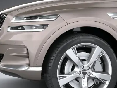 Genesis GV80 2021 3D model