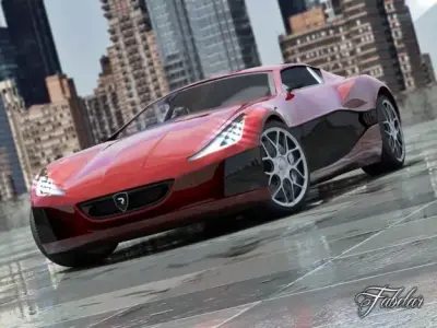 Rimac Concept One 2 0 3D model